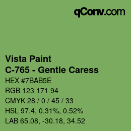 Farbcode: Vista Paint - C-765 - Gentle Caress | qconv.com