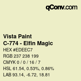 Farbcode: Vista Paint - C-774 - Elfin Magic | qconv.com
