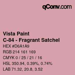 Farbcode: Vista Paint - C-84 - Fragrant Satchel | qconv.com