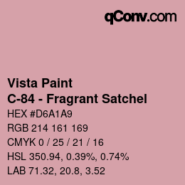 カラーコード: Vista Paint - C-84 - Fragrant Satchel | qconv.com