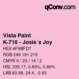 カラーコード: Vista Paint - K-716 - Josie´s Joy | qconv.com