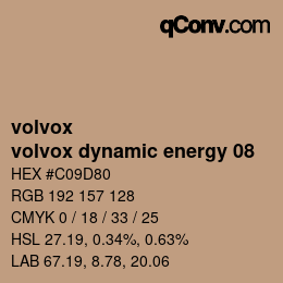 Código de color: volvox - volvox dynamic energy 08 | qconv.com