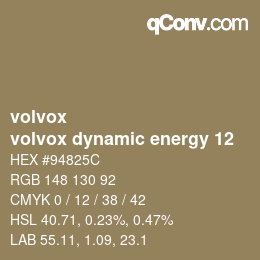 Código de color: volvox - volvox dynamic energy 12 | qconv.com