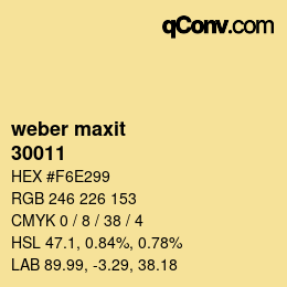 カラーコード: weber maxit - 30011 | qconv.com