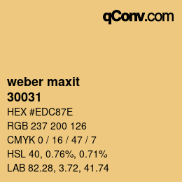 カラーコード: weber maxit - 30031 | qconv.com