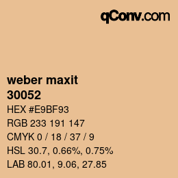 カラーコード: weber maxit - 30052 | qconv.com