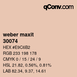 カラーコード: weber maxit - 30074 | qconv.com