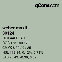 カラーコード: weber maxit - 30124 | qconv.com