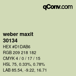 カラーコード: weber maxit - 30134 | qconv.com