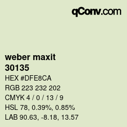 カラーコード: weber maxit - 30135 | qconv.com