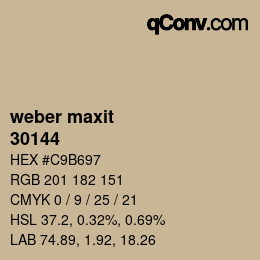 カラーコード: weber maxit - 30144 | qconv.com