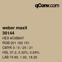 カラーコード: weber maxit - 30144 | qconv.com