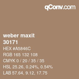 カラーコード: weber maxit - 30171 | qconv.com