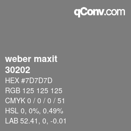 カラーコード: weber maxit - 30202 | qconv.com