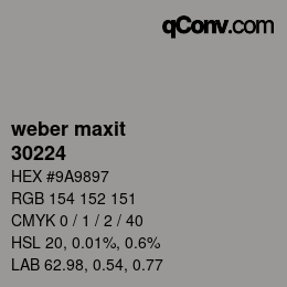 Color code: weber maxit - 30224 | qconv.com