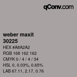 カラーコード: weber maxit - 30225 | qconv.com