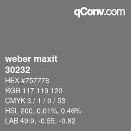 カラーコード: weber maxit - 30232 | qconv.com