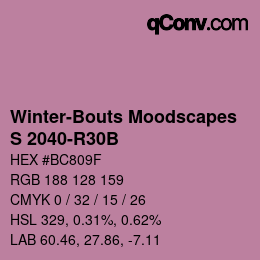 カラーコード: Winter-Bouts Moodscapes - S 2040-R30B | qconv.com