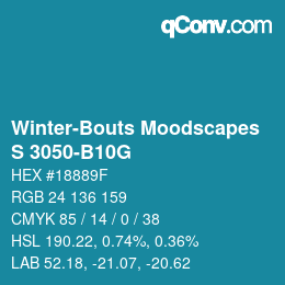 Code couleur: Winter-Bouts Moodscapes - S 3050-B10G | qconv.com