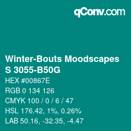 カラーコード: Winter-Bouts Moodscapes - S 3055-B50G | qconv.com