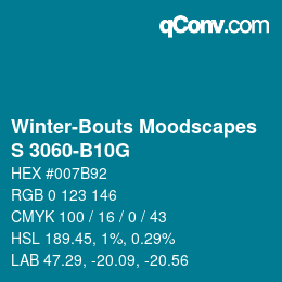 カラーコード: Winter-Bouts Moodscapes - S 3060-B10G | qconv.com