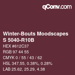 カラーコード: Winter-Bouts Moodscapes - S 5040-R10B | qconv.com