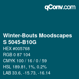 Código de color: Winter-Bouts Moodscapes - S 5045-B10G | qconv.com