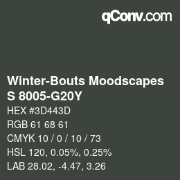 カラーコード: Winter-Bouts Moodscapes - S 8005-G20Y | qconv.com