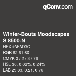 カラーコード: Winter-Bouts Moodscapes - S 8500-N | qconv.com