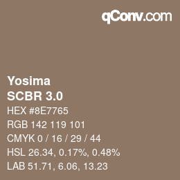 Código de color: Yosima - SCBR 3.0 | qconv.com