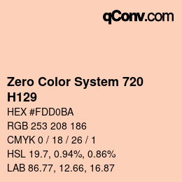 Color code: Zero Color System 720 - H129 | qconv.com