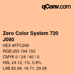 Color code: Zero Color System 720 - J090 | qconv.com