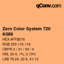 Farbcode: Zero Color System 720 - K089 | qconv.com