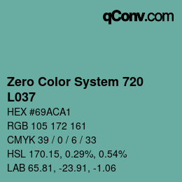 Farbcode: Zero Color System 720 - L037 | qconv.com