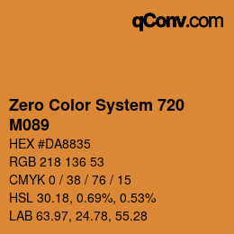 カラーコード: Zero Color System 720 - M089 | qconv.com