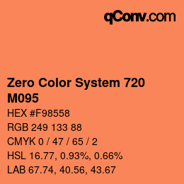 Color code: Zero Color System 720 - M095 | qconv.com - big