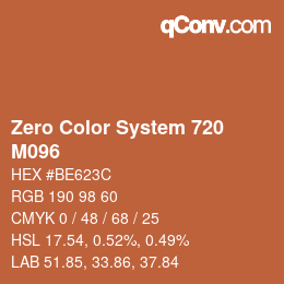 Color code: Zero Color System 720 - M096 | qconv.com