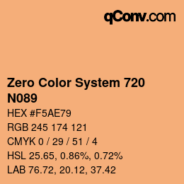Color code: Zero Color System 720 - N089 | qconv.com