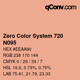 カラーコード: Zero Color System 720 - N095 | qconv.com