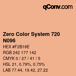 Color code: Zero Color System 720 - N096 | qconv.com
