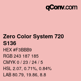 Color code: Zero Color System 720 - S136 | qconv.com