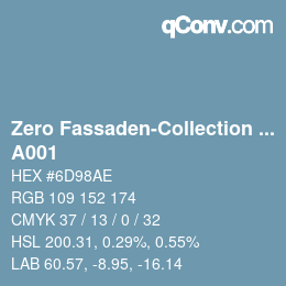 Code couleur: Zero Fassaden-Collection 335 - A001 | qconv.com