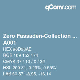 カラーコード: Zero Fassaden-Collection 335 - A001 | qconv.com