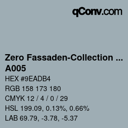 Farbcode: Zero Fassaden-Collection 335 - A005 | qconv.com