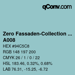 Farbcode: Zero Fassaden-Collection 335 - A008 | qconv.com