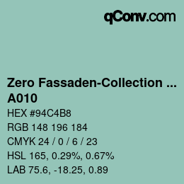 Farbcode: Zero Fassaden-Collection 335 - A010 | qconv.com