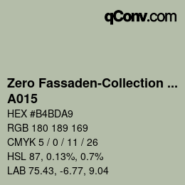 Farbcode: Zero Fassaden-Collection 335 - A015 | qconv.com