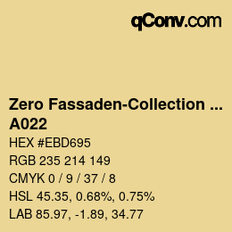 Code couleur: Zero Fassaden-Collection 335 - A022 | qconv.com
