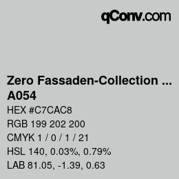 Color code: Zero Fassaden-Collection 335 - A054 | qconv.com