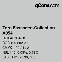カラーコード: Zero Fassaden-Collection 335 - A054 | qconv.com